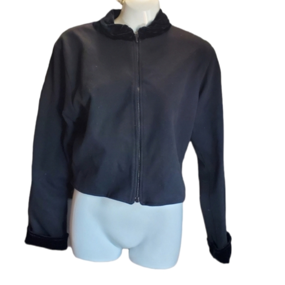 FITIGUES zip up jacket velvet lining M